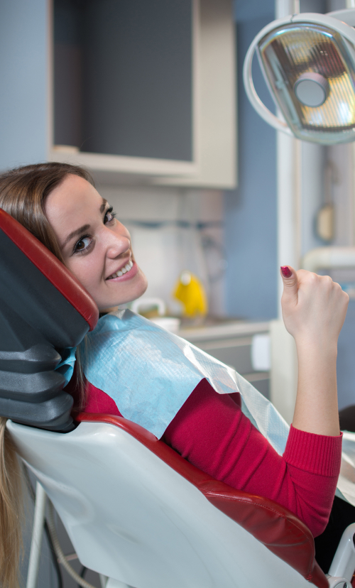 Woman relieved of dental pain